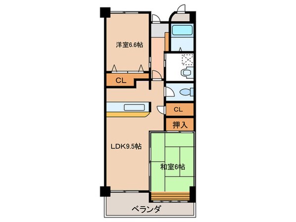 レリディアンスビュ－マの物件間取画像